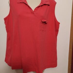 White Stag Plus pit to pit 22 length 25 1/4 EX COND  RED